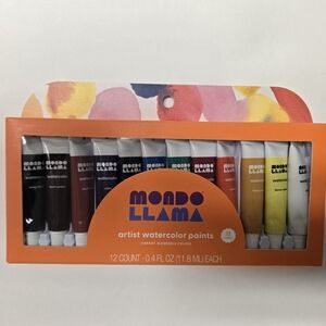 Mondo Llama 12ct Watercolor Paint Set